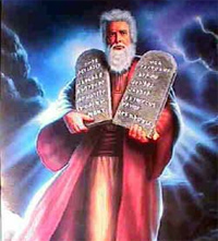 moises y las tablas de la ley