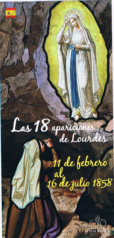 las 18 apariciones de Lourdes