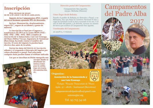 Campamentos del Padre Alba 2017