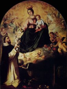 esteban-murillo-la-virgen-presentando-el-rosario-a-santo-domingo