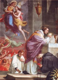 La Santa Mira salva las almas del purgatorio