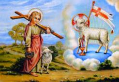 Jesús y el cordero