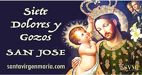 Siete Dolores y los siete Gozos de San José | Contracorriente