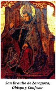San Braulio de Zaragoza - Obispo y Cofesor
