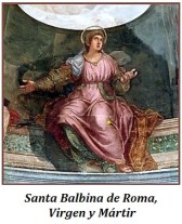 Santa Balbina de Roma - Virgen y mártir