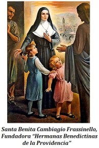 Santa Benita Cambiagio - Fundadora