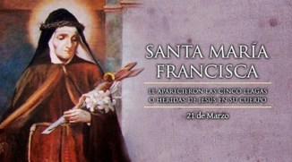 Santa María Francisca de las 5 Llagas