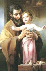 San José - Sujetando al Niño Jesús
