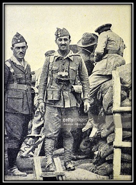 General Franco en el campo de batalla
