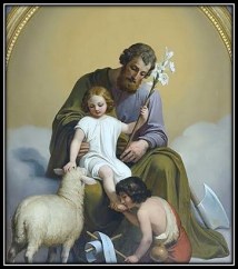San José - Niño Jesús - San Juan y cordero