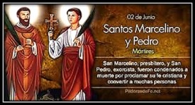 Santos Marcelino y Pedro de Roma - Mártires