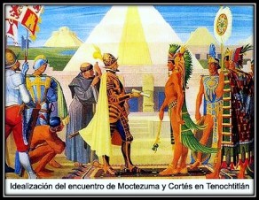 Cortés y Moctezuma