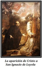 Cristo y San Ignacio de Loyola