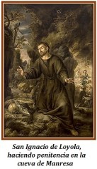San Ignacio de Loyola - En la cueva de Manresa