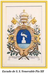 Escudo de S. S. Venerable Pío XII