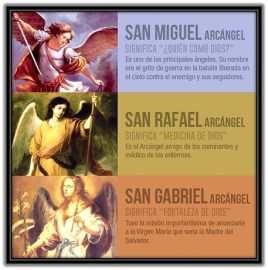 Arcángeles - Miguel, Gabriel y Rafael - significado