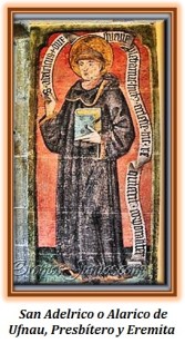 San Adelrico de Ufnau - Presbítero y Eremita