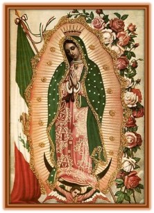 Virgen de Guadalupe - Bandera de Méjico