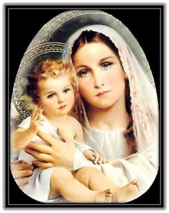 Virgen María Madre y Niño Jesús