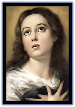 inmaculada concepción - medio cuerpo