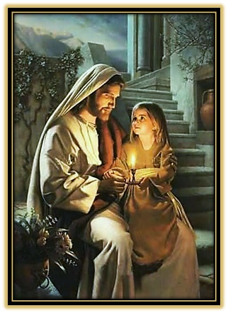 jesucristo y la virgen prudente