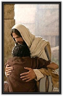 jesucristo y pecador arrepentido