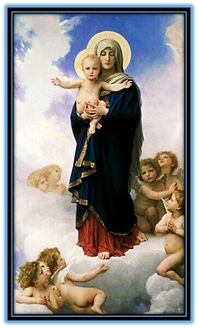 la virgen con el niño jesús