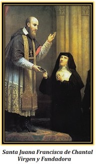 santa juana francisca de chantal - virgen y fundadora