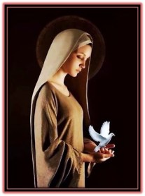 virgen maría y espíritu santo