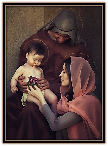 jesús, José y María