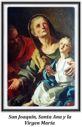 San Joaquín, Santa Ana y la Virgen María