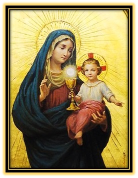 Virgen María y Niño Jesús - Cáliz