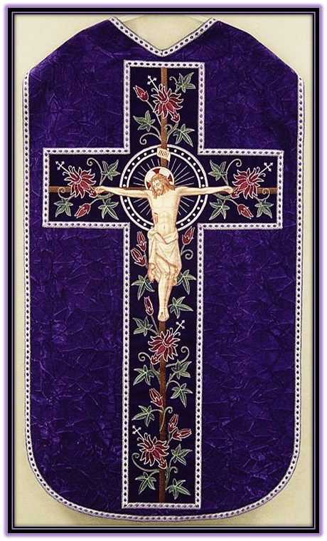 Casulla de Miercoles de Ceniza