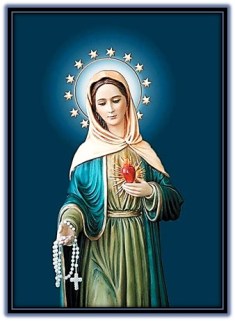Corazón de María y rosario