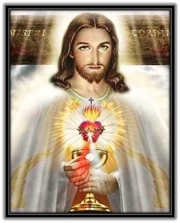 Jesús Misericordioso dando la Comunión
