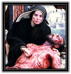 María con Jesús en brazos