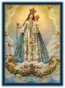 Nuestra Señora del Rosario y ángeles