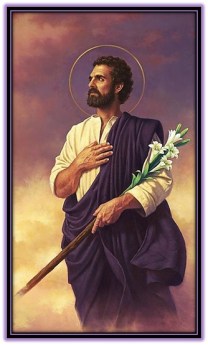 San José con el bastón florido