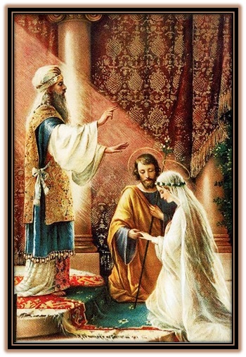 San José y María matrimonio