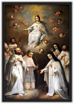 Virgen de la Merced - santos y santas mercedarios