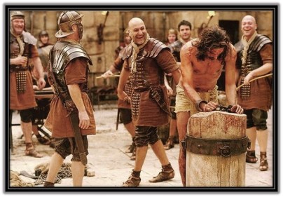 Jesús atado en la columna y flagelación