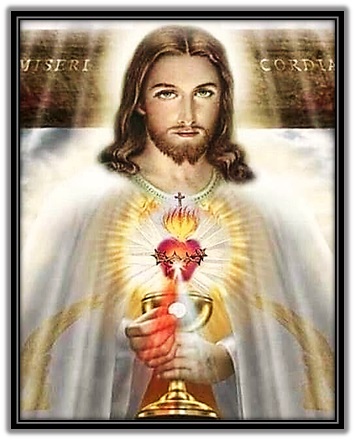 Jesús Misericordioso dando la Comunión