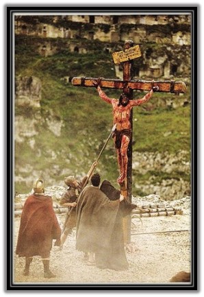 Jesús traspasado por la lanza