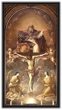 Santísima Trinidad - Y sus ángeles adorando