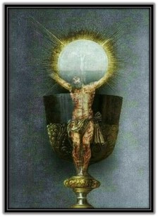 Jesús haciendose presente en la Cáliz