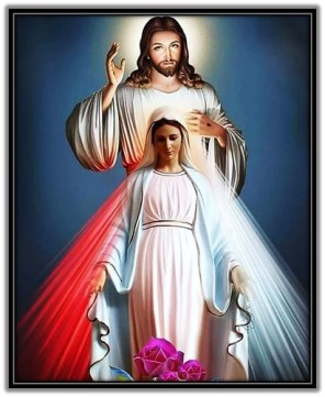 Jesús Misericordia y Virgen Milagrosa
