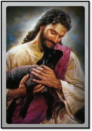 Jesús y la oveja perdida