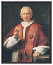 Papa León XIII de pie