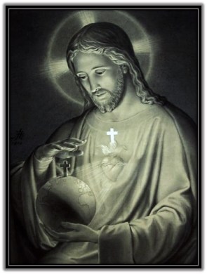 Sagrado Corazón de Jesús con el mundo