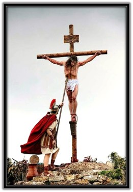 Jesús traspasado por la lanza